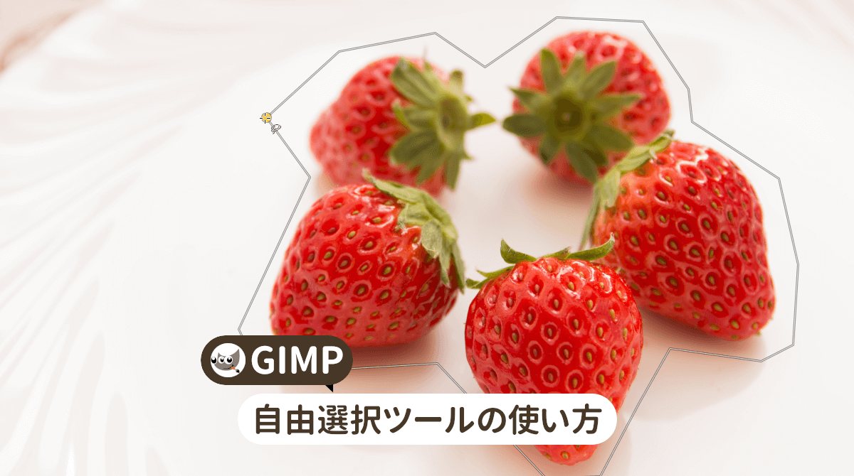GIMP 自由選択ツールの使い方