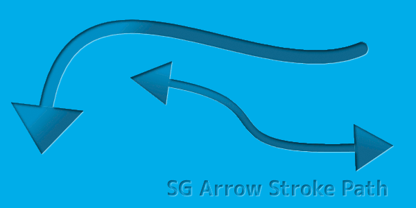 GIMP　矢印　SG Arrow Stroke Path　TOP